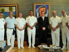 Ministro de Turismo recibe a los Comandantes de fragatas de “Velas Latinoamericanas 2014”