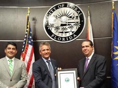 Alcalde de Doral, Florida, declara al Ministro de Turismo Francisco Javier García como “Visitante Distinguido»