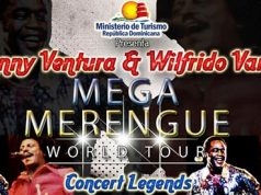 Ministerio de Turismo presenta “Megamerengue World Tour” con Johnny Ventura y Wilfrido Vargas