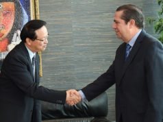 Embajador de Taiwan visita al Ministro de turismo