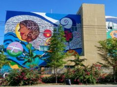 Embajada de EEUU y el Centro León inauguran mural en ITSC