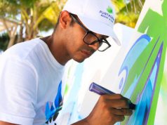 Playa Blanca se pinta de colores