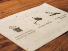 Papel biodegradable que germina