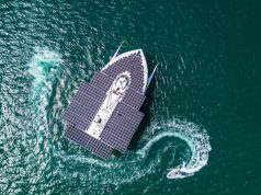 Llega al país el primer barco propulsado por energía solar e hidrógeno