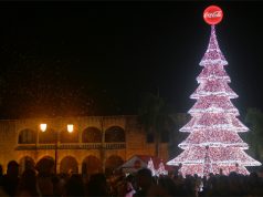 Coca-Cola enciende la navidad en Ciudad Colonial