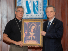 Grupo Popular entrega al Episcopado 7,500 réplicas de la Virgen de La Altagracia