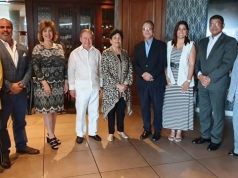 Miembros de la directiva de ADOMPRETUR comparten almuerzo con ejecutivos de Ediciones Cabrer