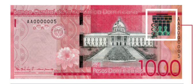 Banco Central emite nuevo billete de RD$1,000 con isotipo de la identidad visual institucional