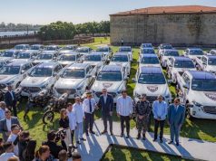 Presidente Abinader y ministro Collado entregan vehículos para fortalecer seguridad turística