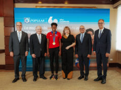 Marileidy Paulino visita la Torre Popular tras victoria en París 2024