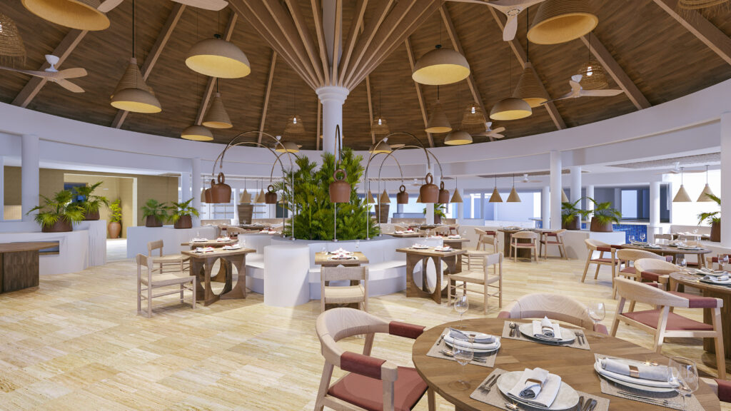 205fZelPuntaCana Parda Buffet Rendering