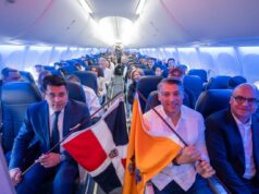 Arajet celebra cóctel con el inicio de operaciones en Newark