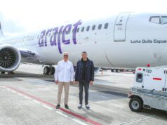 Arajet recibe su aeronave número 11 “Loma Quita Espuela”