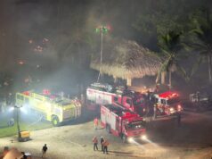 Controlado incendio en Villas Caletón de Cap Cana gracias a coordinación entre Bomberos, COE, 911 y autoridades locales.