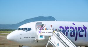 Arajet recibe su aeronave número 13 “Isabel de Torres” en Puerto Plata