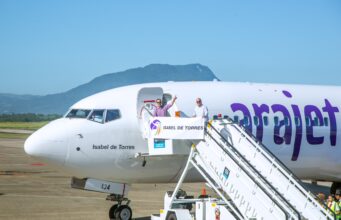 Arajet recibe su aeronave número 13 “Isabel de Torres” en Puerto Plata