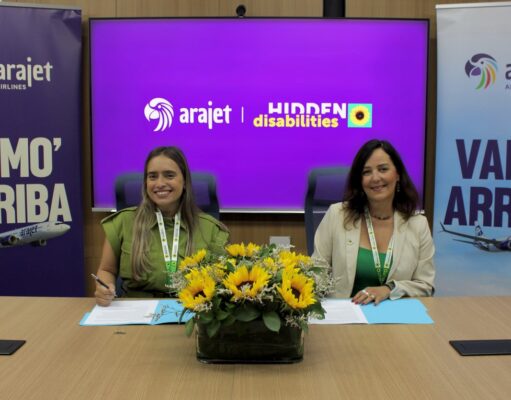 Arajet se convierte en la primera aerolínea dominicana y del Caribe en implementar programa Sunflower para pasajeros con discapacidades no visibles